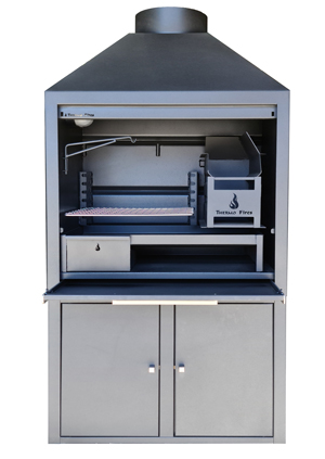 PROFESSIONAL 900mm Freestanding Braai on Cabinet